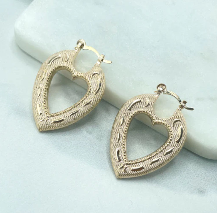 Heart earrings