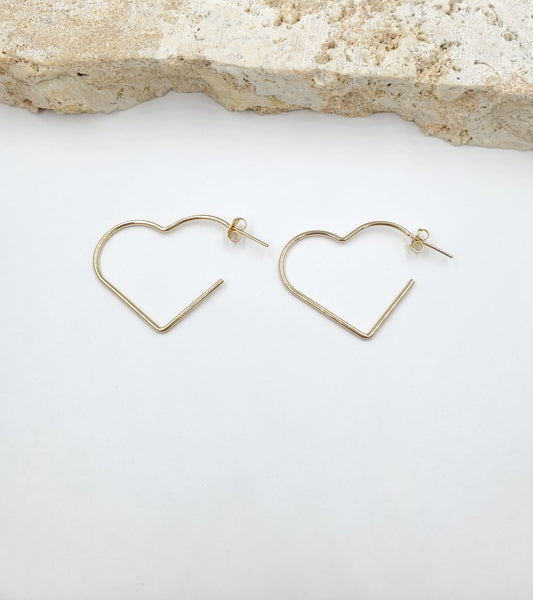 Heart earring