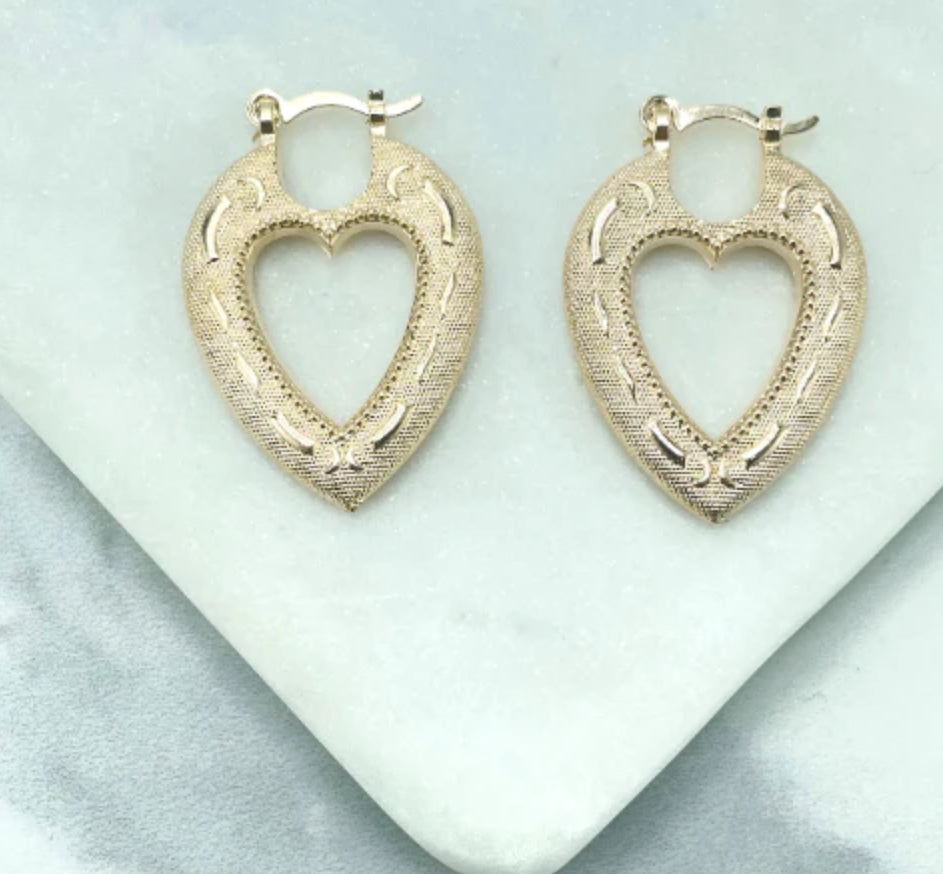 Heart earrings