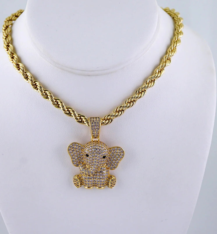 Elephant Chain and Pendent