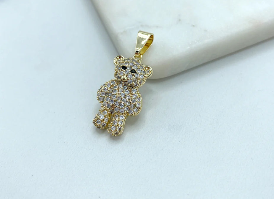 Micro teddy pendent