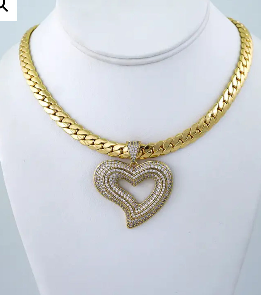 I love you chain with pendent