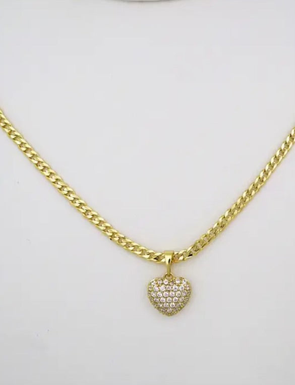 I love you chain with pendent