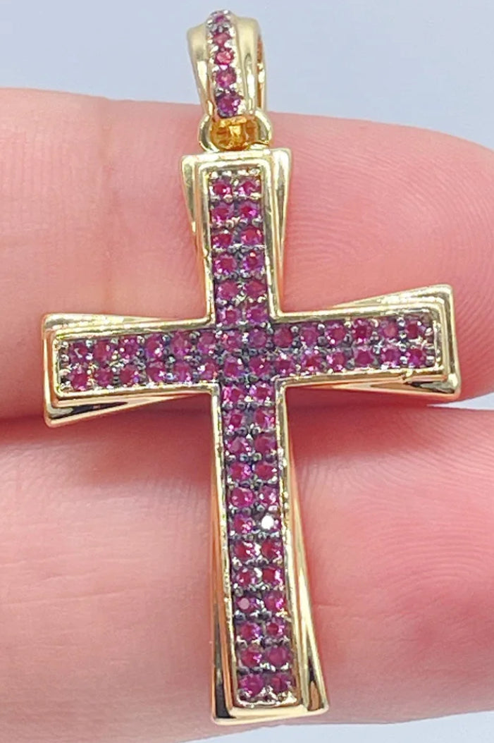 Cross Diamond Pendant Necklace